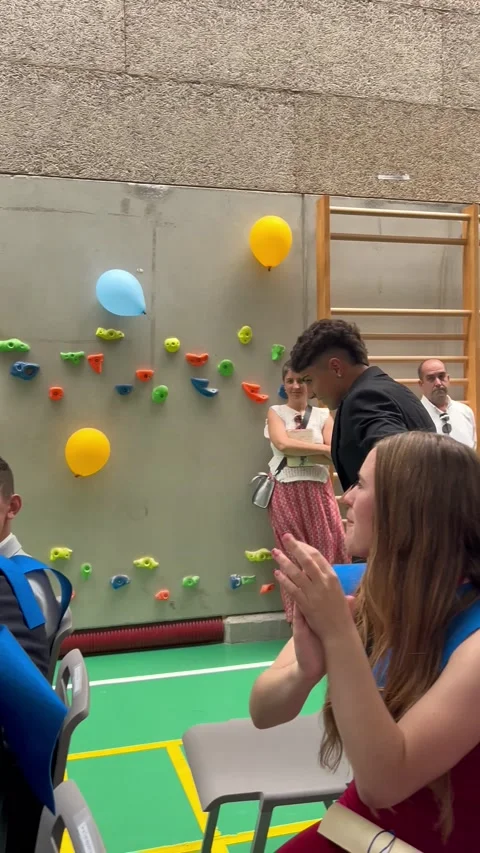 Backflip Fail From Graduation Stage - 20 Jun 2025 Stock Footage 311827860