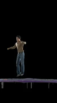 Backflip in Jeans 1 Stock Footage 79800