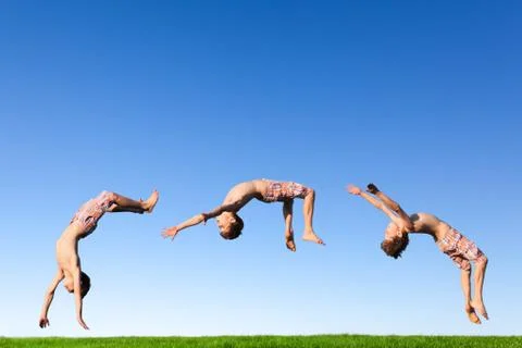Backflip Stock Photos
