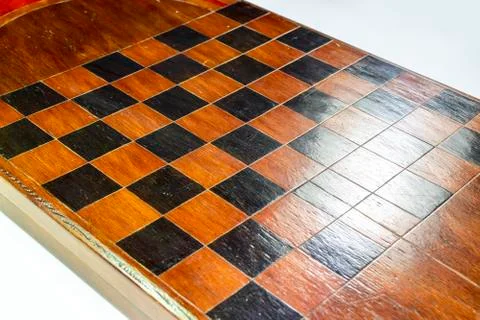 Backgammon. Backgammon handmade. Stock Photos