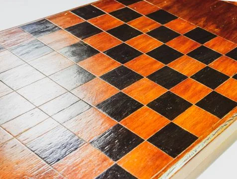 Backgammon. Backgammon handmade. Stock Photos