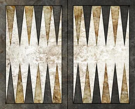Backgammon background empty board table Stock-Fotos
