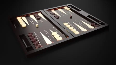 Backgammon Board Stock Illustration