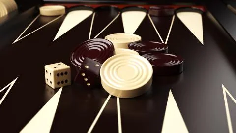 Backgammon Board Stock Illustration