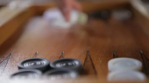 Backgammon Cubes Stock Footage 102177354