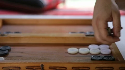 Backgammon Cubes Stock Footage 102177364