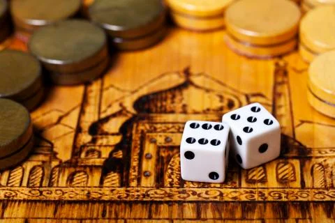 Backgammon dice Photos