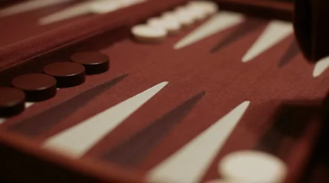 Backgammon double fours Stockbeeldmateriaal 1046293