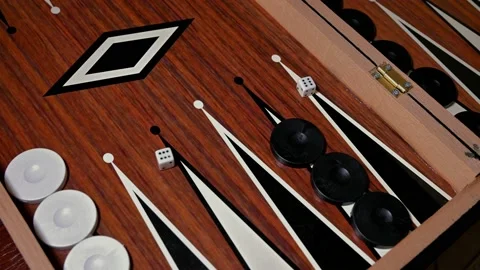 Backgammon double sixes Stock Footage 202580071