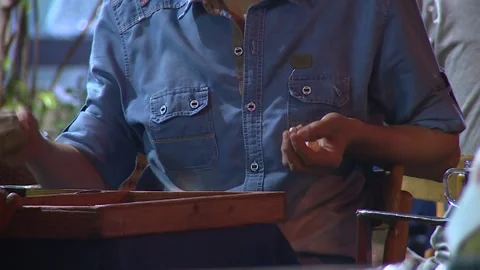 Backgammon Video stock 254285911