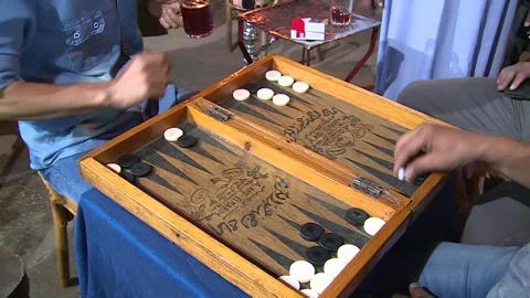 Backgammon Video stock 254286108