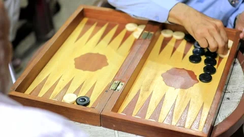 Backgammon Stock Footage 254286137