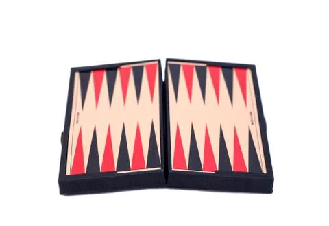 Backgammon Game Board isolated on white background 写真素材