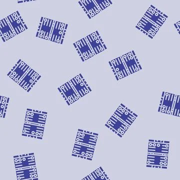 Backgammon game board table glyph vector seamless pattern Stock Illustration