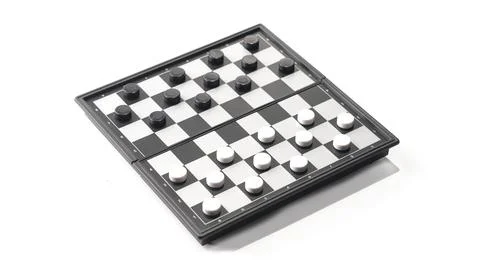 Backgammon game isolated on a white background. Foto stock