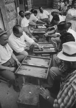 Backgammon Game, Israel Stock Photos