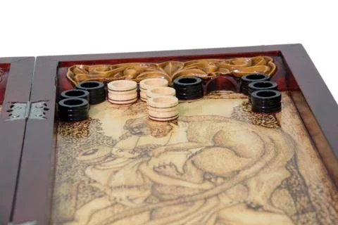 Backgammon game Stock Photos