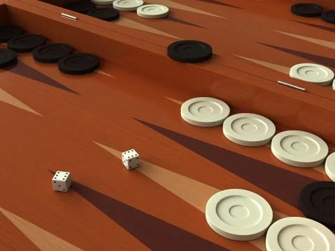 Backgammon Stock Illustration