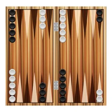 Backgammon Stock Illustration