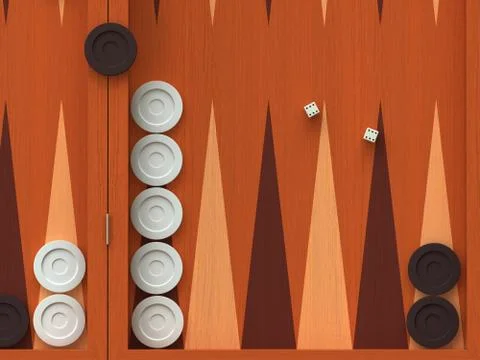 Backgammon Stock Illustration