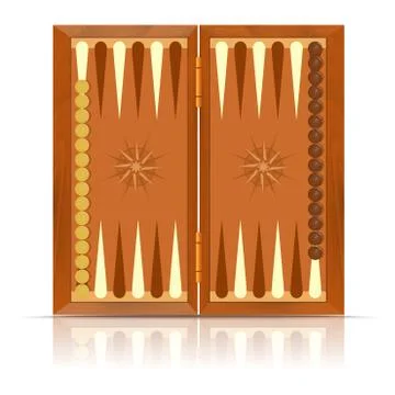 Backgammon Illustrazione stock