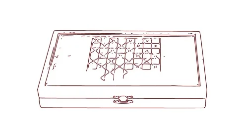 Backgammon. Pattern 스톡 동영상 81537177