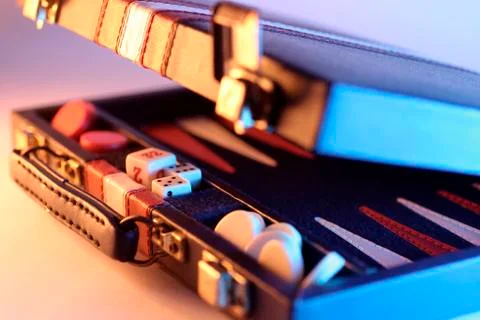 Backgammon Stock-Fotos