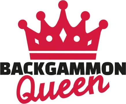 Backgammon queen Stock Illustration