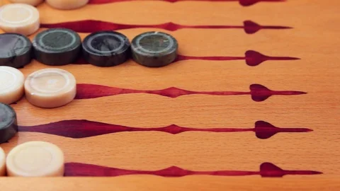 Backgammon of Semi precious stones Stock Footage 108778762
