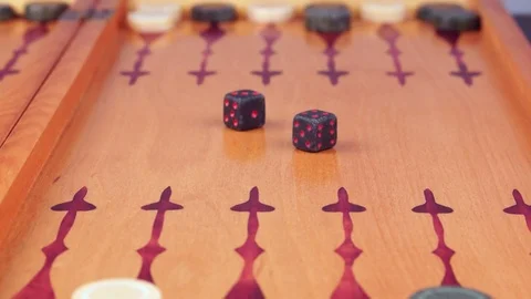 Backgammon of Semi precious stones Stock Footage 108778798