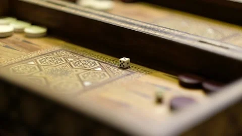 BackGammon slow motion blur Stock Footage 157390801