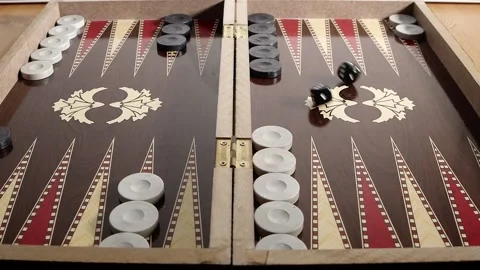 Backgammon, Turkish Game Stock Footage 142882887