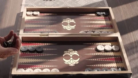 Backgammon, Turkish Game Stock Footage 142892700