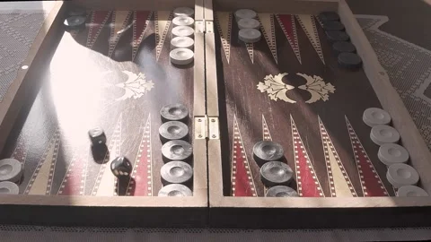 Backgammon, Turkish Game Stock Footage 142901381