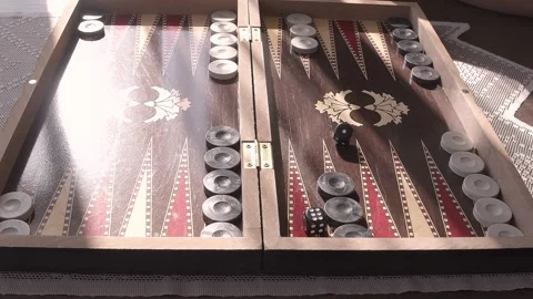 Backgammon, Turkish Game Stock Footage 142903324