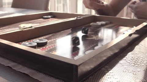 Backgammon, Turkish Game Stock Footage 142904109