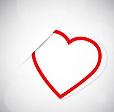 Backgorund with heart Stock Illustration