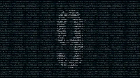 Backgound code counter countdown Video stock 55502791