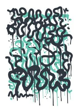 Backgraund Graffiti Tag Illustrazione stock