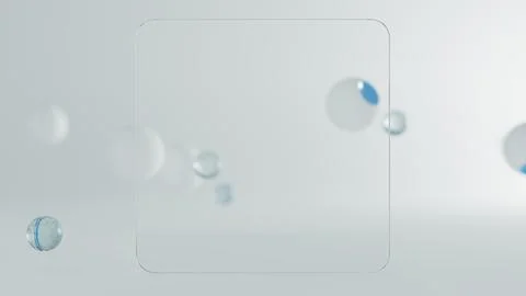 Background 3d abstraction from a group of layers of glass and plastic. Иллюстрация