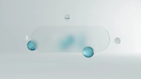 Background 3d abstraction from a group of layers of glass and plastic. 스톡 일러스트