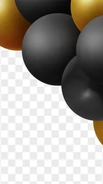 Background with 3d balls. Round Sphere of geometric objects, pearl made of me Illustrazione stock