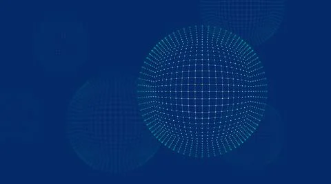 Background 3d grid.Cyber technology Ai tech wire network futuristic wireframe Stock Illustration