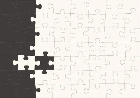 Background - 3d puzzles Stock Illustration