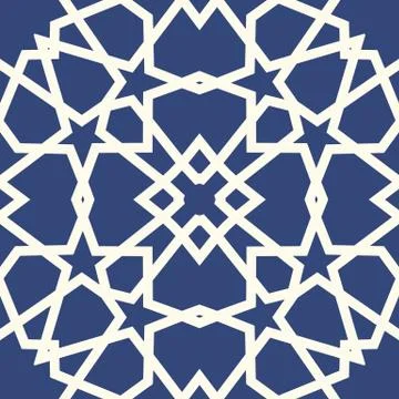 Background with 3d seamless pattern in Islamic style 스톡 일러스트