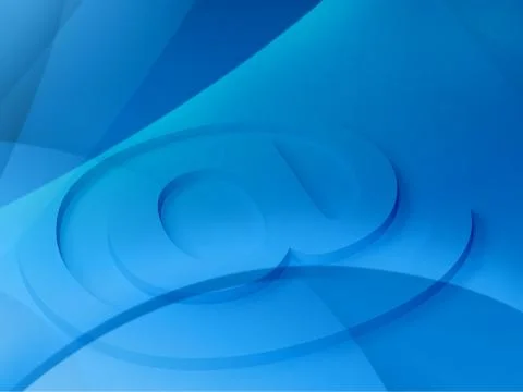 Background with 3d symbol email Stock Illustration