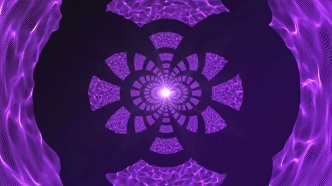 Background abstart pattern of particle form seamless moving. Stock Footage 88734216