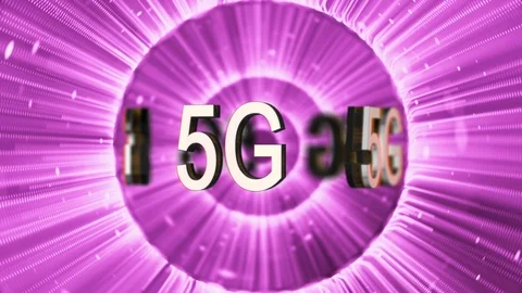 Background abstract 5G technology texture animation. Video stock 110496983