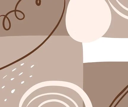 Background with abstract and geometric elements illustration Stock Illustration