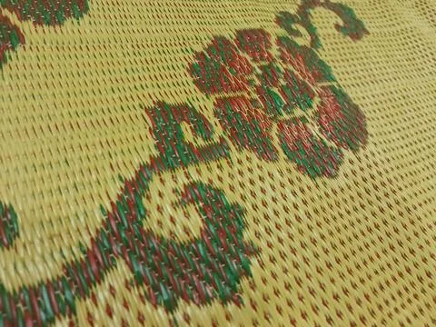 Background of abstract and unique patterned mats Stock Photos